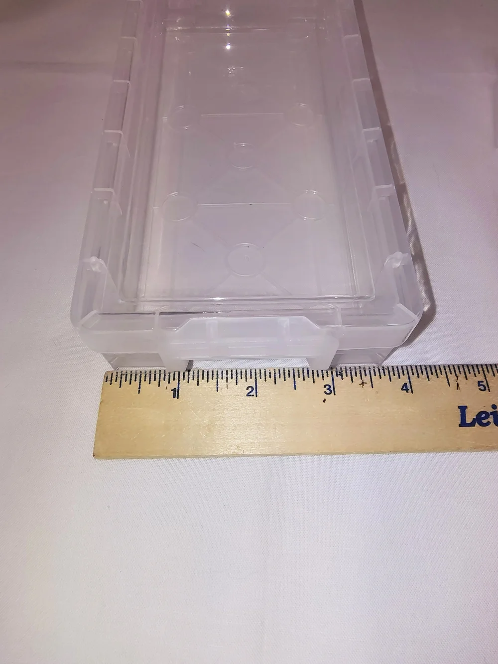 3 Clear Plastic Storage Trays